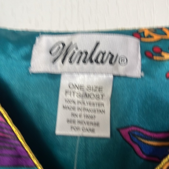 Blue kaftan by Winlar NWT 70s - Picture 3 of 5